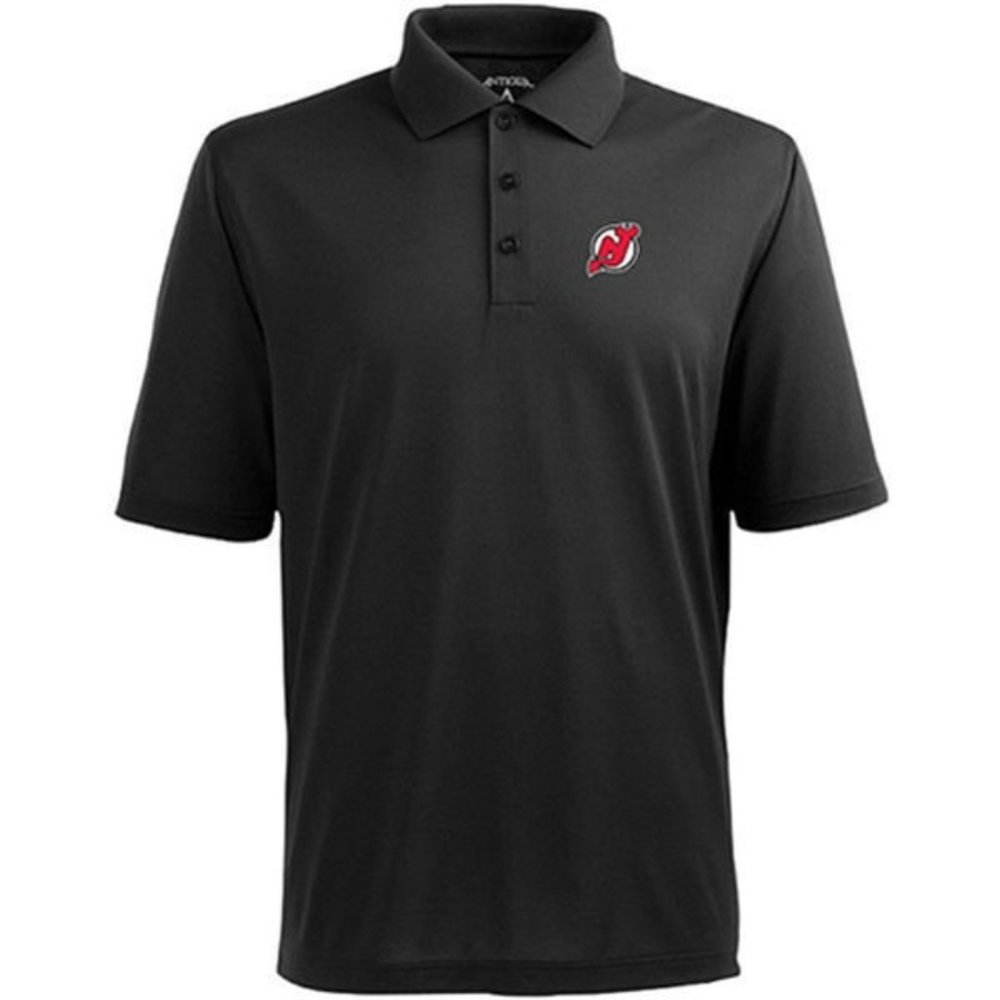 MEN'S NEW JERSEY DEVILS ANTIGUA BLACK PIQUE Small